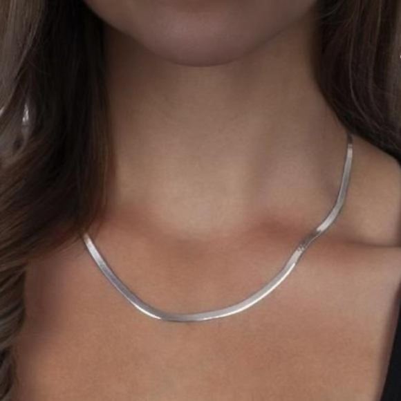 Jewelry - 20”NEW 925 STERLING SILVER HERRINGBONE NECKLACE, NICE NECKLACE, CUTE NECKLACE